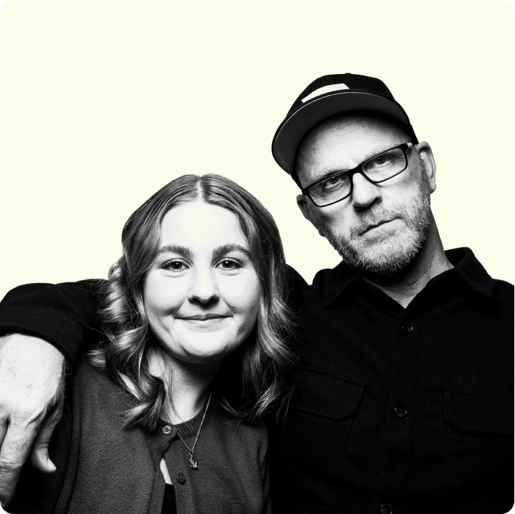 Glen and Alexi Erickson photo hosts of Almost Famous Enough music podcast