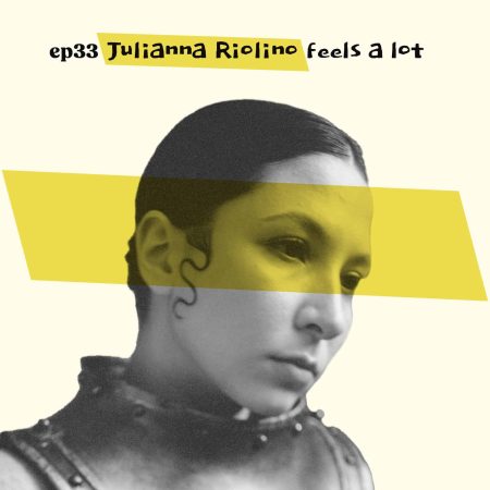 Almost Famous Enough music podcast ep33 Julianna Riolino Feb 19 cover art