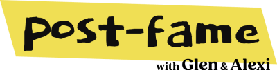 post-fame logo, segment of Almost Famous Enough music podcast