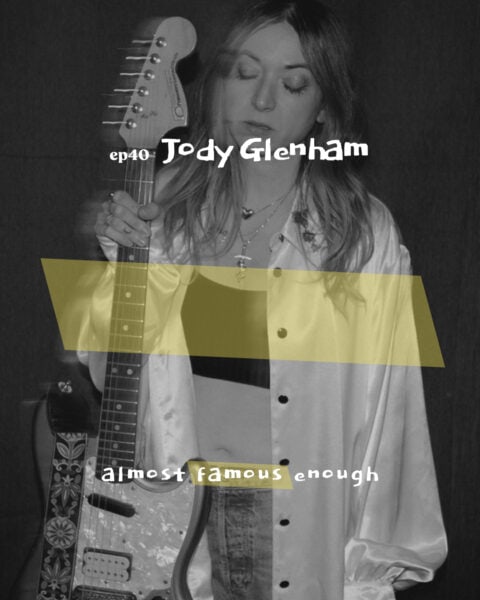 Almost Famous Enough music podcast ep40 Jody Glenham April 16 social art